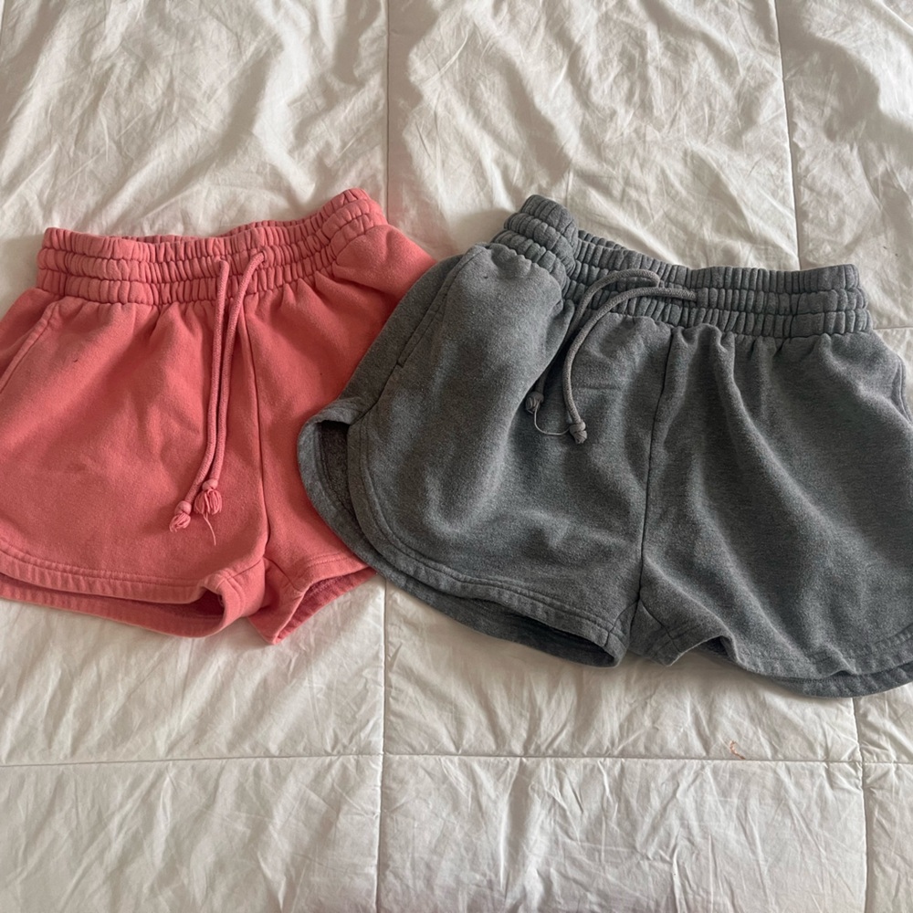 Wild Fable Pink and Gray Relaxed Fit Shorts